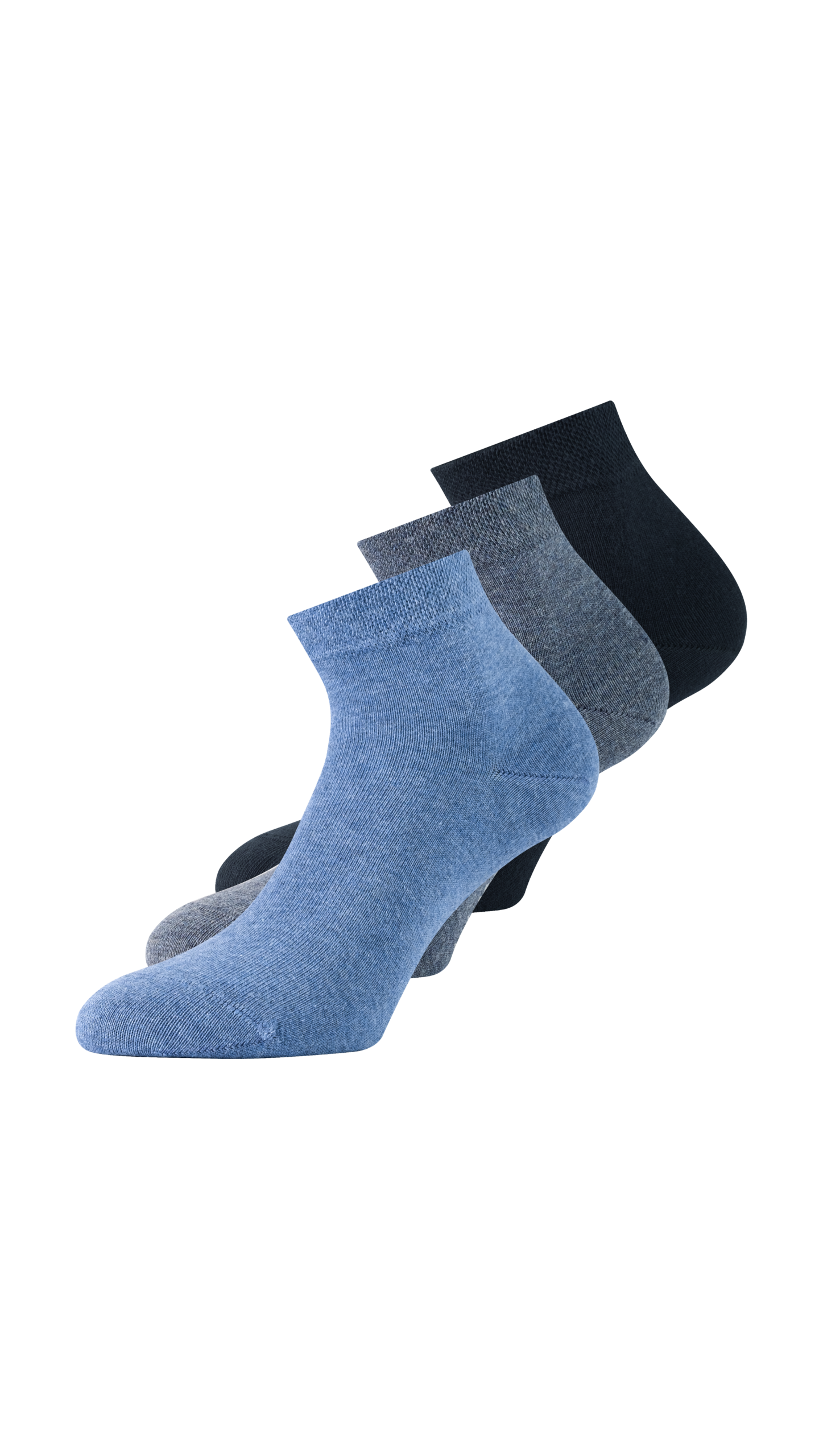 13001 – Casual Quarter Sock – Comfort Cuff – Unisex – 3-Pack - Image 4