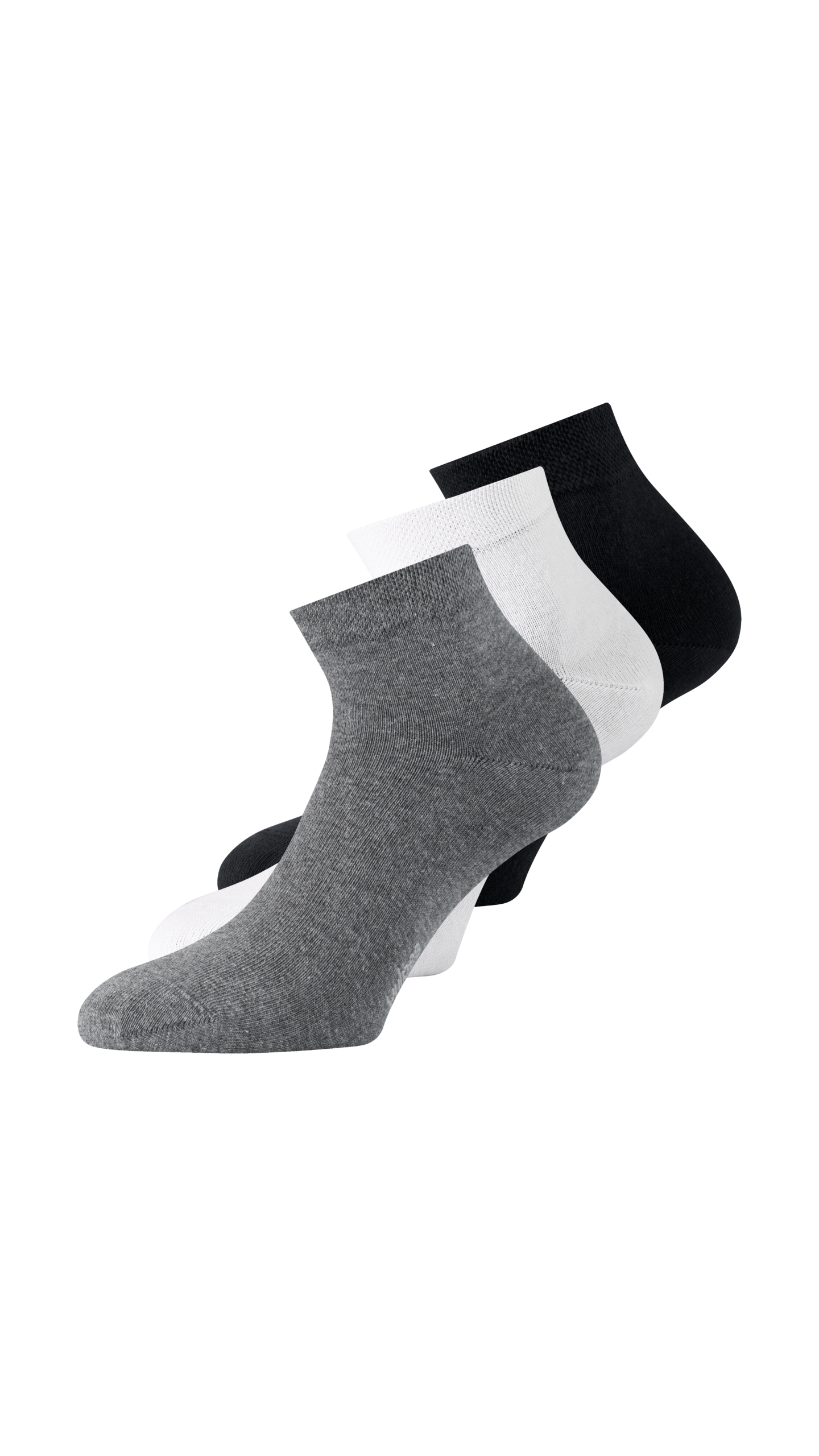13001 – Casual Quarter Sock – Comfort Cuff – Unisex – 3-Pack - Image 6